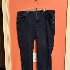Charter Club Dark Blue Straight Leg Jeans